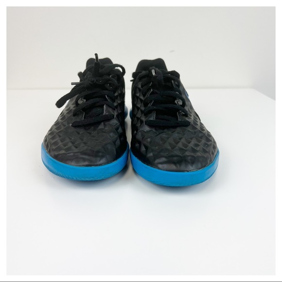 Nike Tiempo LegendX 8 Club IC 'Black Blue Hero' Youth Size 3 - Picture 2 of 8